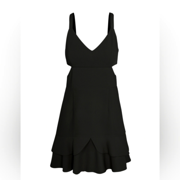 CUTOUT CREPE DRESS (NWT) - Picture 1 of 1
